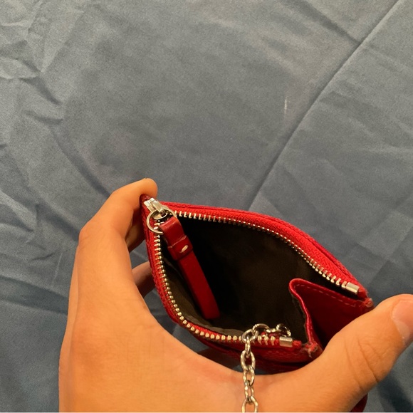 Coach, change purse, like new, red - Picture 3 of 3